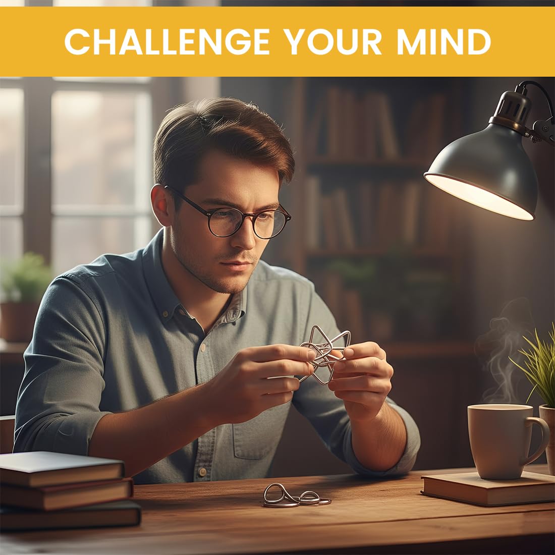 32 Pezzi Puzzle da Anelli In Metallo, Rompicapo Adulti Bambini, IQ Puzzle ad Anello, Giochi di Abilità per Adulti, Pensiero Rapido Giochi per Tutte le Età, Regali di Compleanno