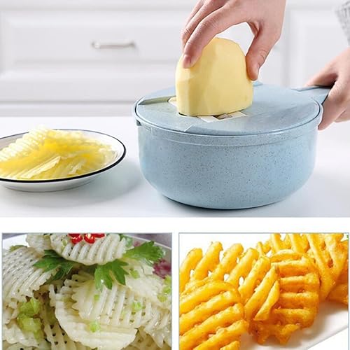 Miniatura 4 de Cortador de patatas Cortador de patatas Cortador de verduras Herramientas de cocina Chopper Manual