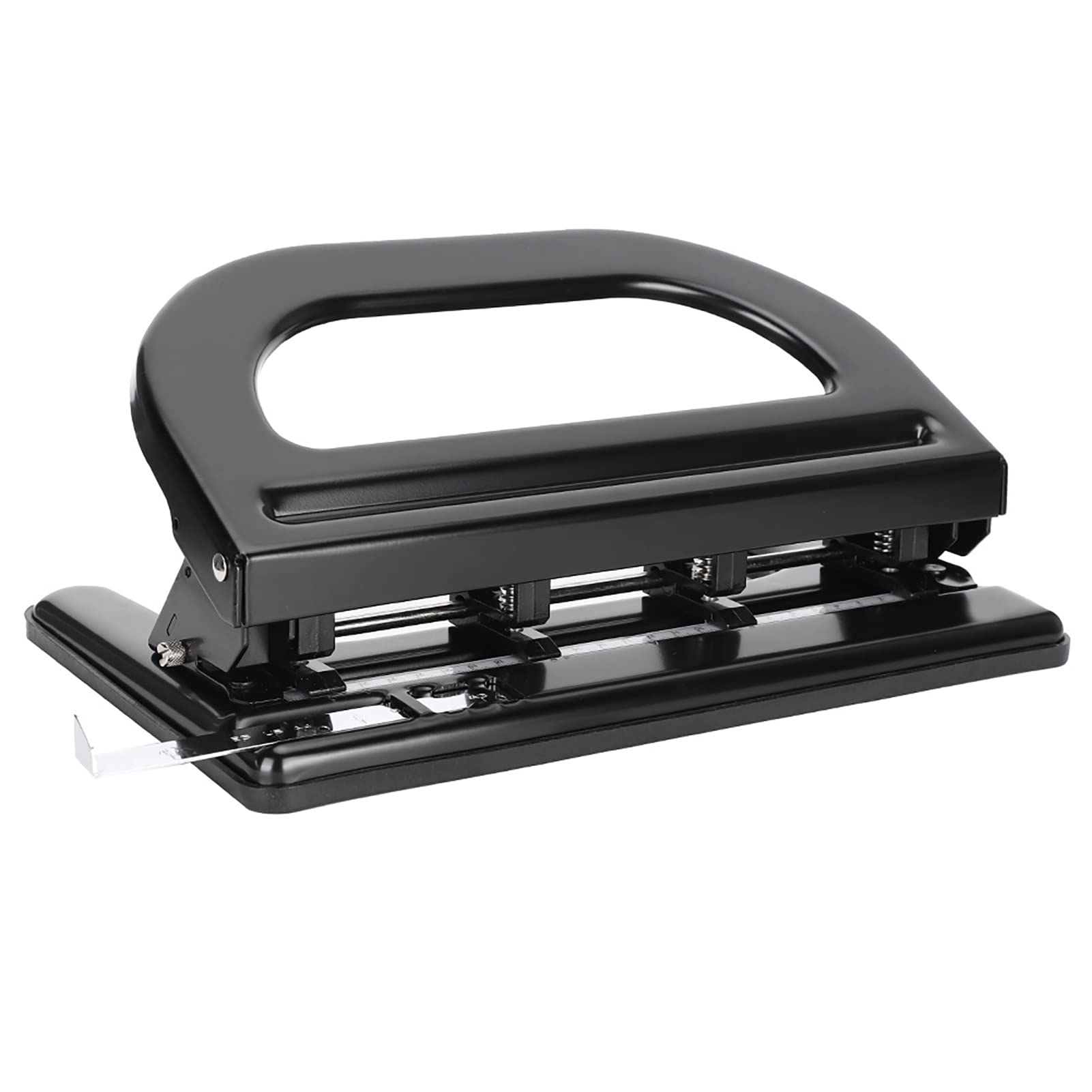 9640 - Perforatrice manuale a 4 fori, regolabile, per ufficio e scuola