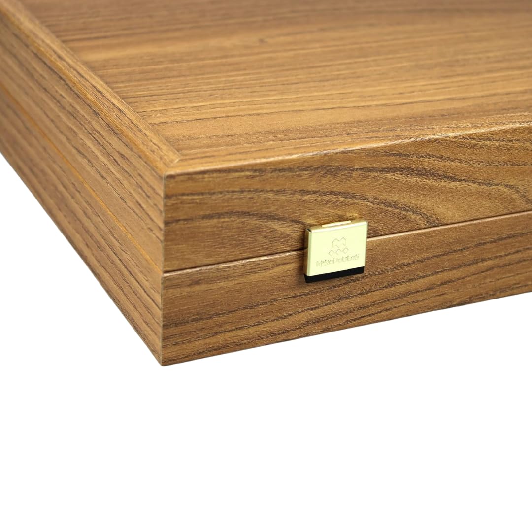 Set da backgammon Manopoulos in noce da 50,8 cm