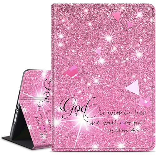 Étui pour iPad Air 5 anti-rayure avec support stable rose