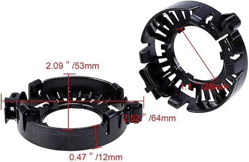 Miniatura 2 de O-NEX 2 adaptadores de xenón HID D1S D3S para faros delanteros, soportes de anillo de clip compatibles con Mercedes-Benz Cadillac BMW Audi Buick