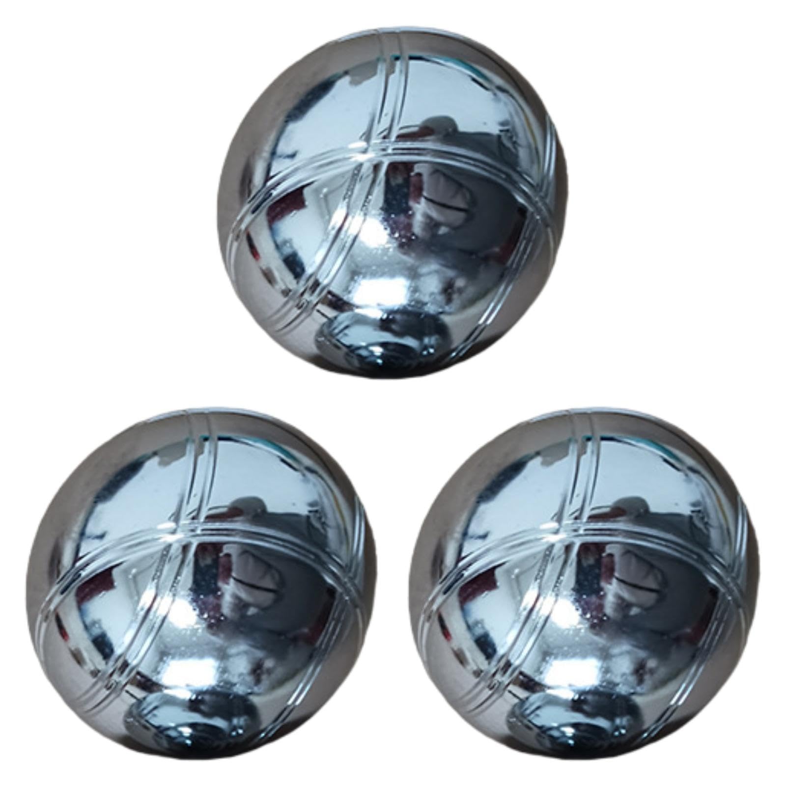 MagiDeal Juego de Bolas de bochas, Equipo de Juegos portátil, Juego de Francesa, Bolas de césped para Playa, Patio, Exterior, niños y Adultos