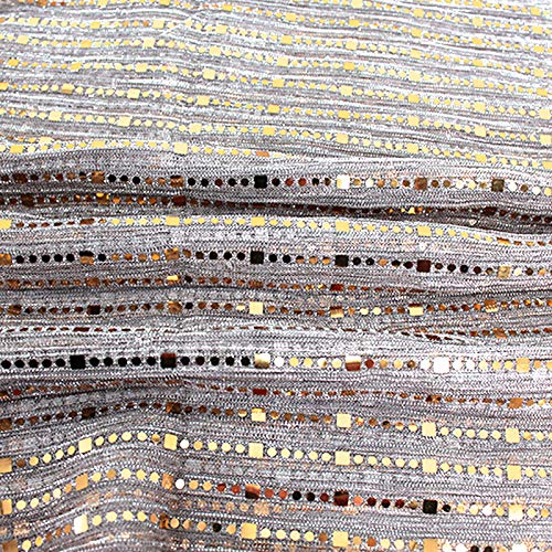 YAOSEN Women Gold Glitter Hijab Muslim Head Wrap Long Scarf (Glitter-Silver)4