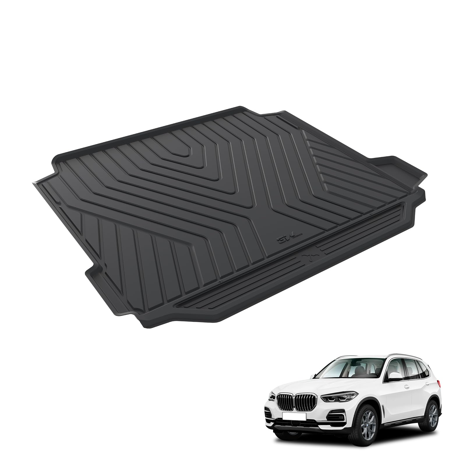 3W Kofferraumwanne für BMW X5 G05 2019-2026, Nicht für die X5 Luftfederung | TPE Thorex™ Allwetter | 3D Maßgeschneiderte Passform | Hundefreundlich Auto Zubehör | Wasserdicht & Kratzfest | Antirutsch