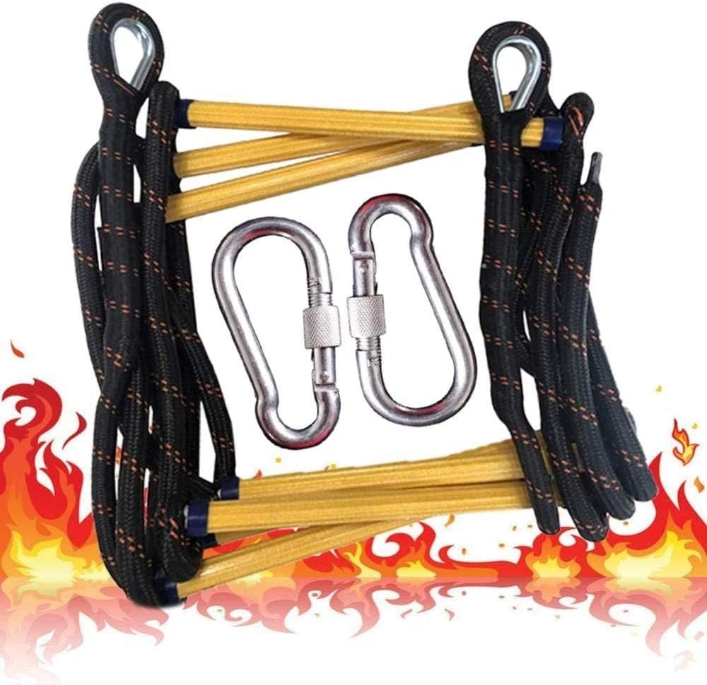 Échelle de secours incendie en corde avec crochets pour maison