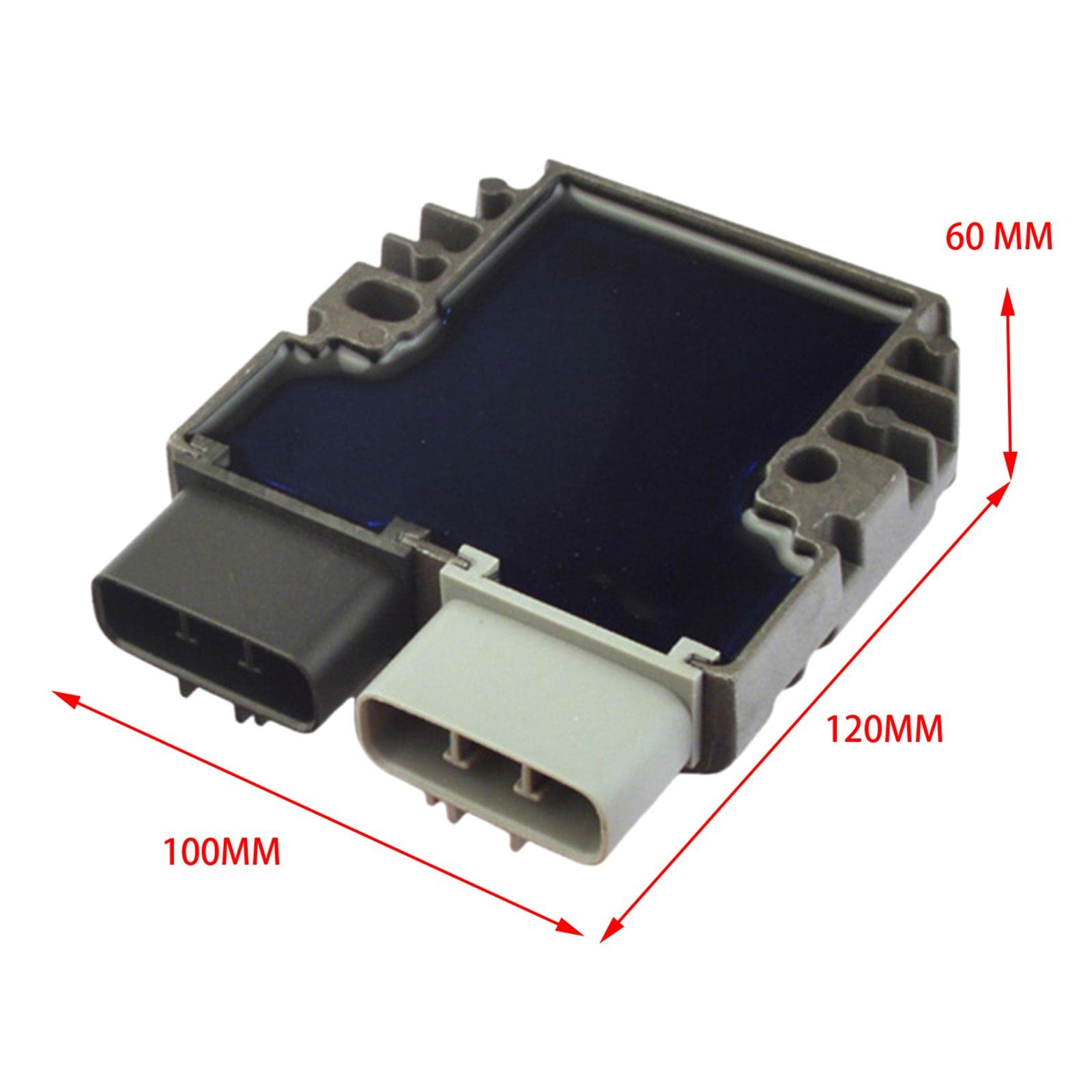 Amagogo Spannungs Motorrad Gleichrichter Aluminium Zubehör Ersatzteile Passend Ersatz Langlebig für Mosfet FH020AA FH012AA Reparatur Werkstatt