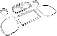 Vista 1 de Kit de ajuste de altavoz de radio y velocímetro de ABS cromado para Harley Road Glide 2015-2023