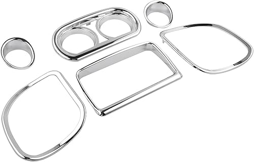 Kit de ajuste de altavoz de radio y velocímetro de ABS cromado para Harley Road Glide 2015-2023