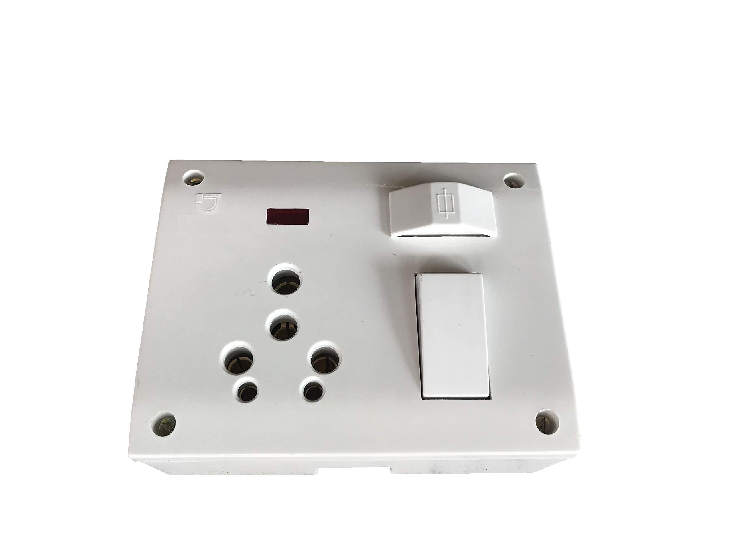 Heavy Duty PVC Extension Board (2 in 1 15A & 5) Socket,Switch & Fuse (Only Board)-picture-33