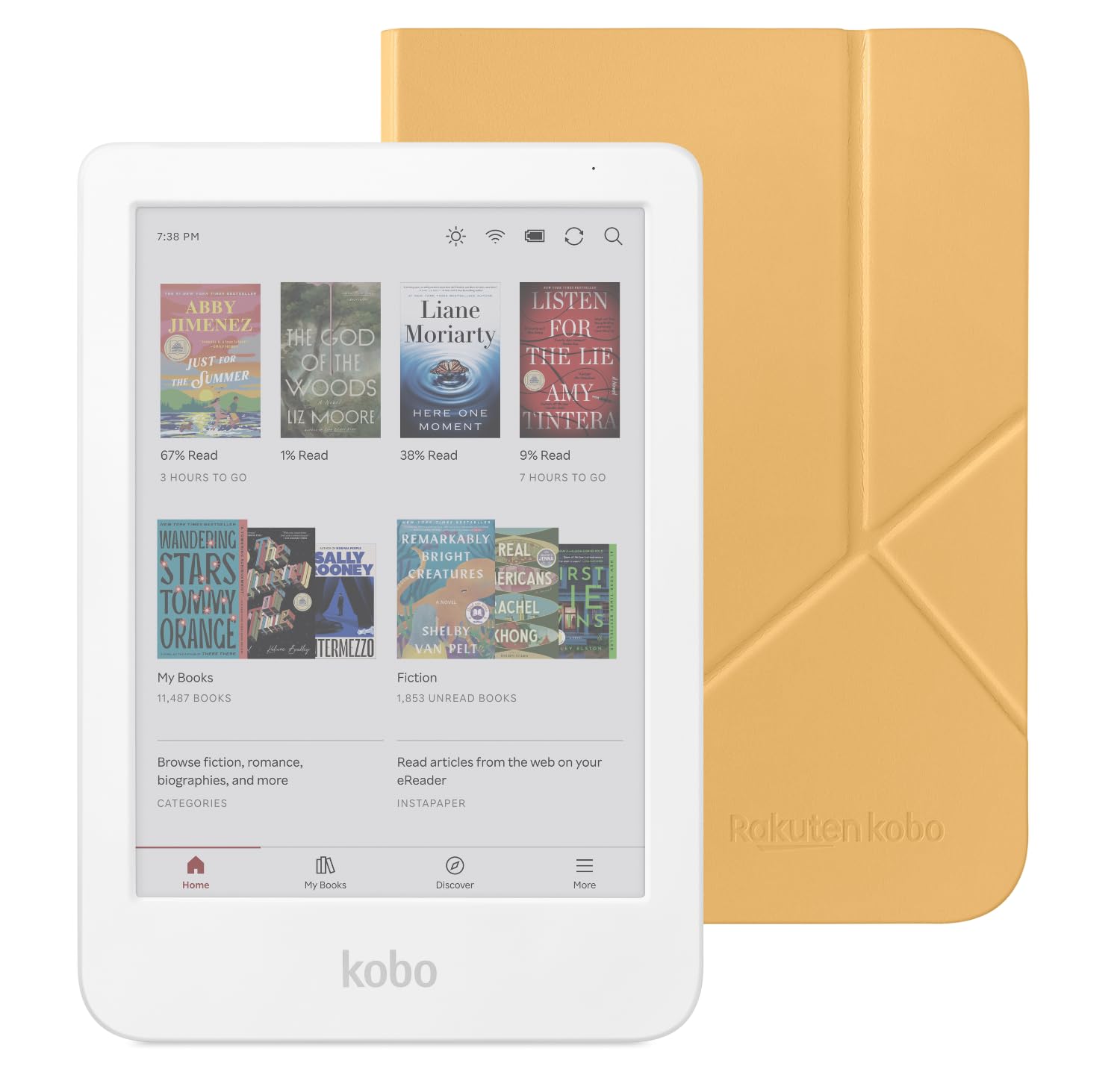 Amazon.com: Kobo Clara Colour eReader (White) with Case Bundle