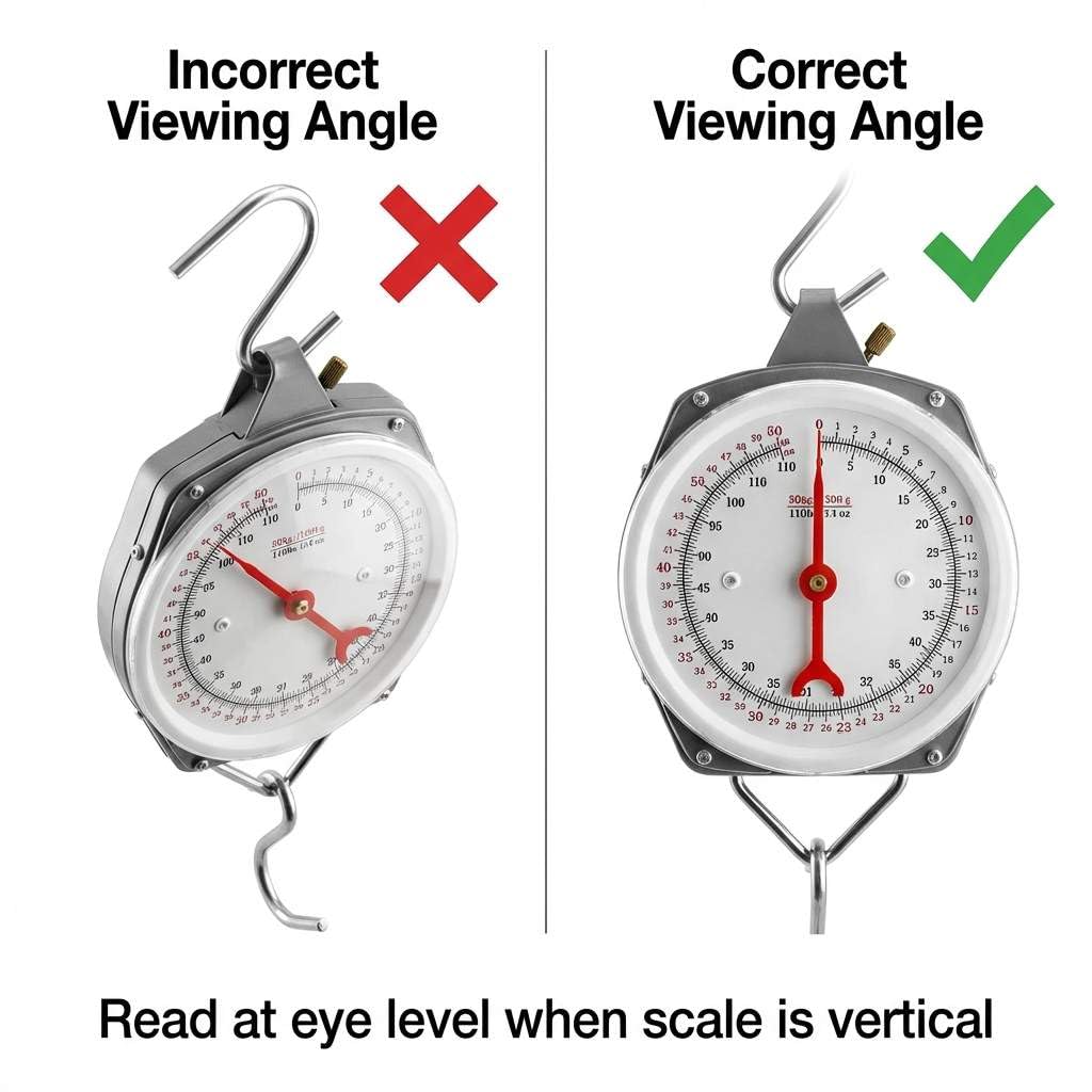 Precision Hanging Scale - 110lbs Capacity -5