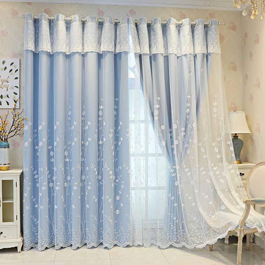 Laneetal 2 Pannelli Tende Oscuranti Sottili In Voile Con Occhielli, 135x245 Cm, Per Soggiorno E Camera Da Letto, Blocca Luce E Raggi UV, Colore A Scelta