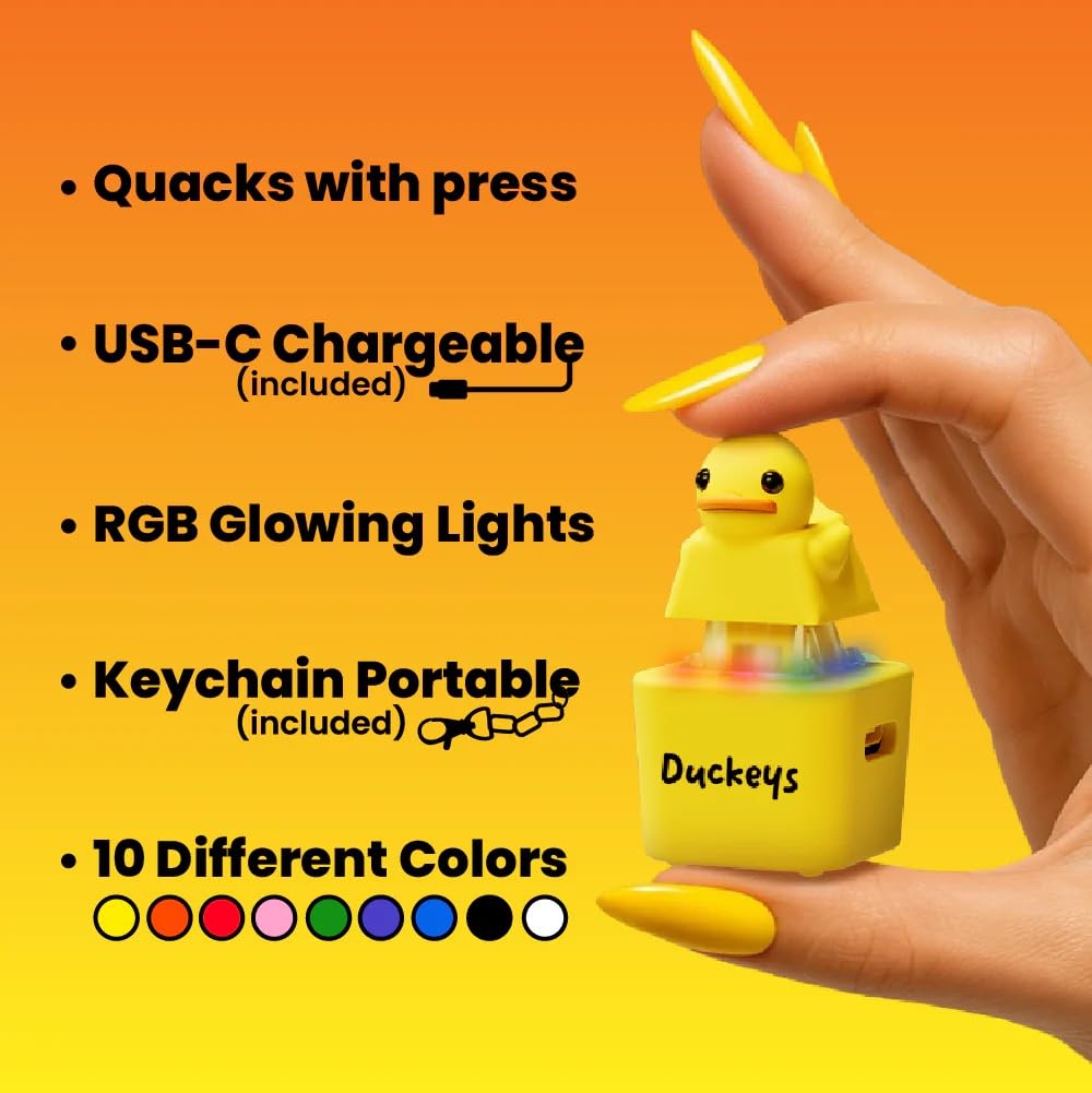 Duckeys Quacking Fidget Toy イエロー Amazon.com: Quacking Fidget Toy (Yellow) : Toys & Games