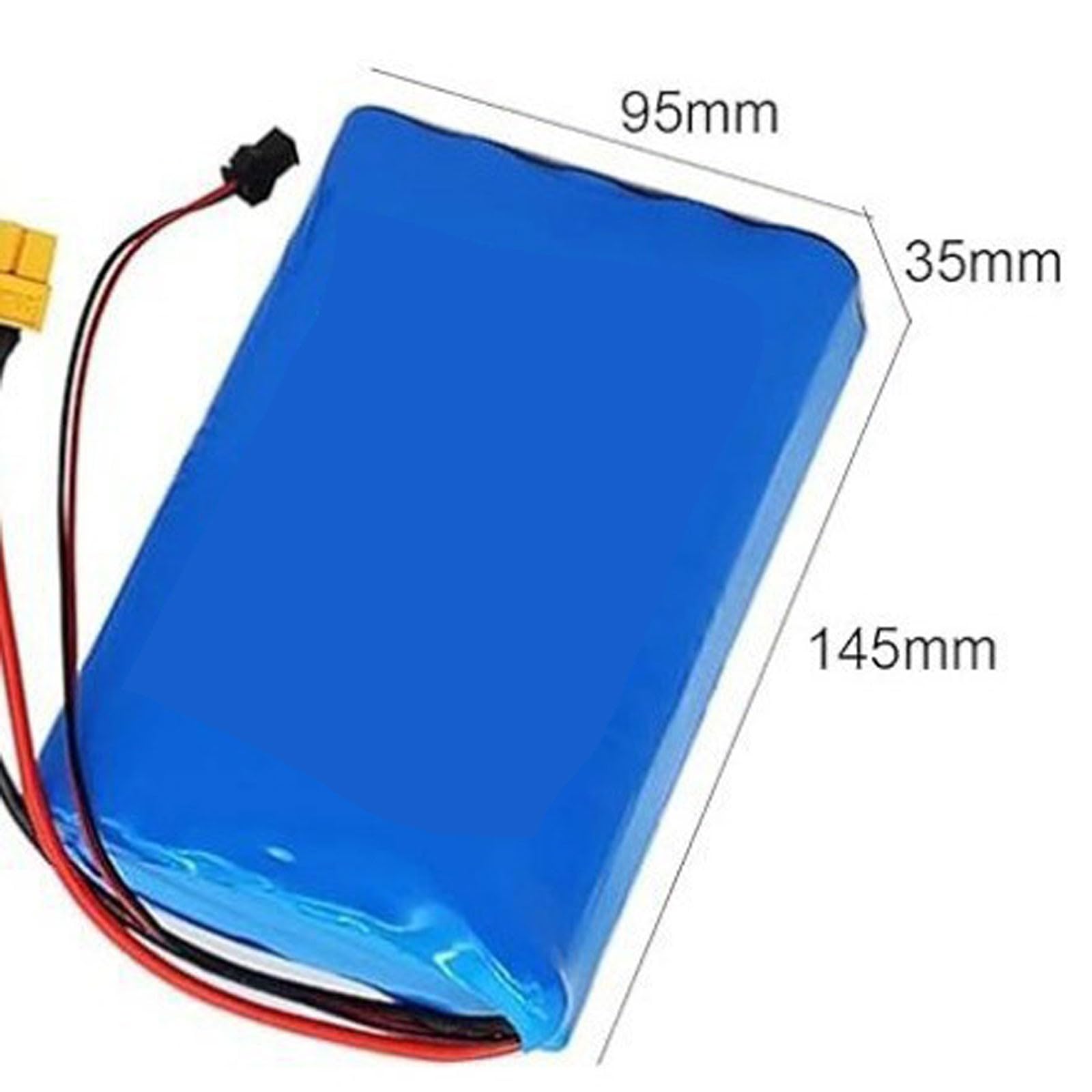 Batterie de vélo électrique 36V Batterie au Lithium 6Ah 10S2P Longue autonomie avec Chargeur et BMS Convient aux trottinettes et draisiennes électriques 36V 6Ah,3lines+DC