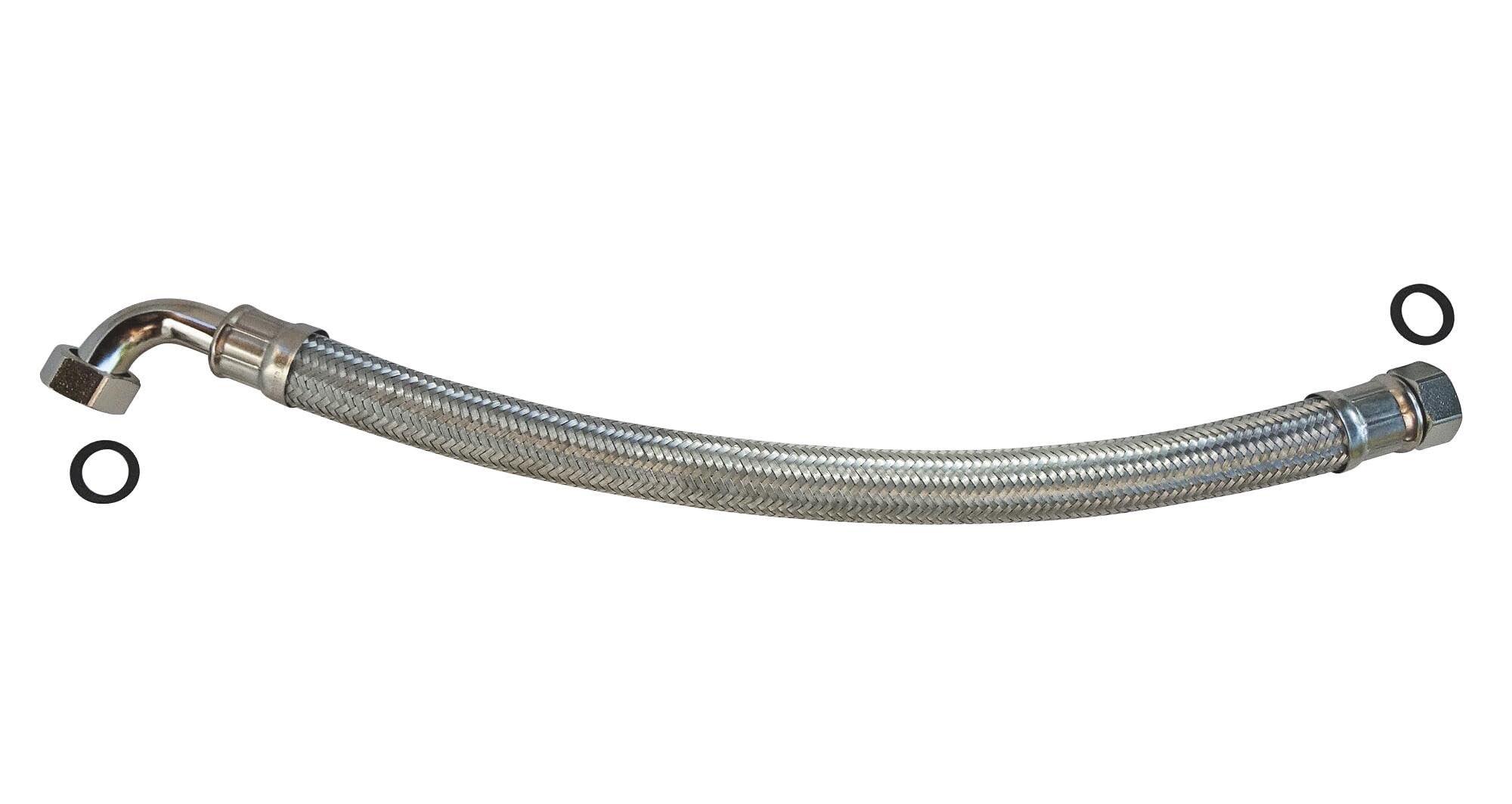 SOMATHERM FOR YOU 7654-50 Flexible Angled Turning Nut F20/27 Straight 500 mm, Grey