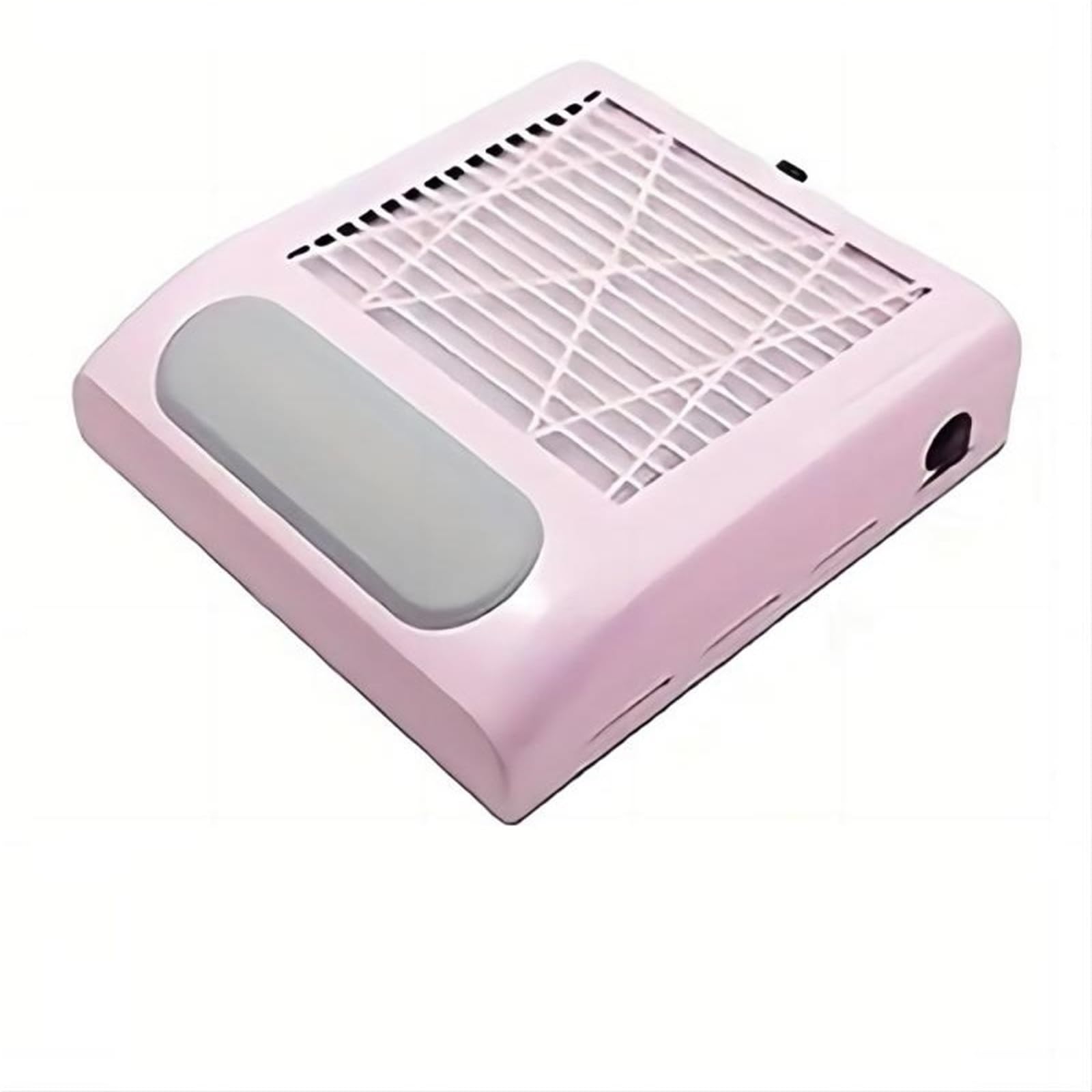 Odkurzacz do paznokci, Odkurzacz do paznokci 80 W z wyjmowanym filtrem i mocnym wentylatorem wyciągowym do paznokci akrylowych(Pink)