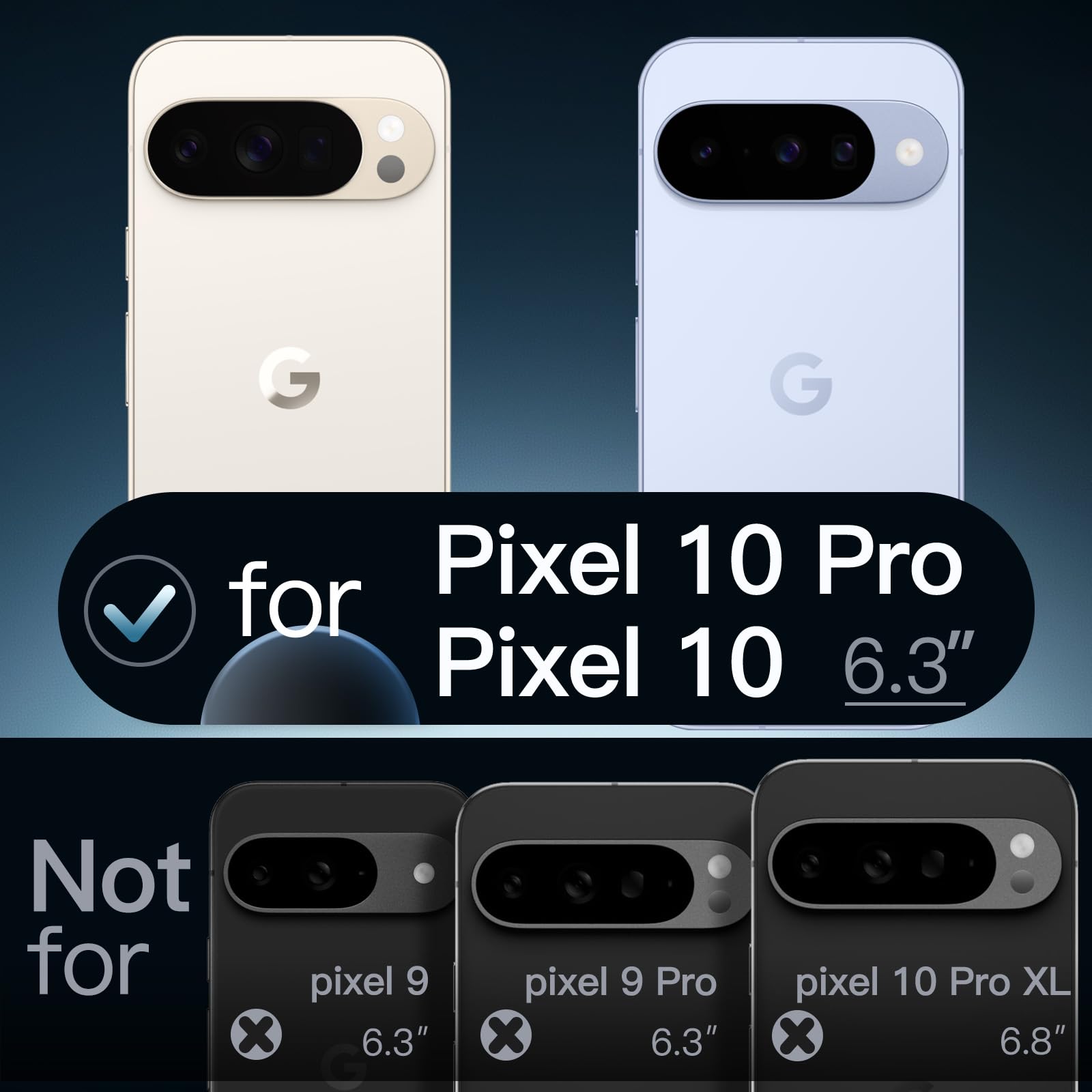 JETech Magnetyczne Etui dla Google Pixel 10/10 Pro 2025 Kompatybilne z MagSafe i Ładowarka Pixelsnap, Odporny na Wstrząsy Osłona Bumper Telefonu, Antyzarysowaniową Przejaśniać Tył (Przezroczyste)