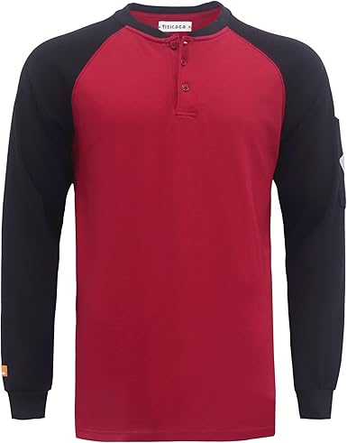 Titicaca FR Shirts Flame Resistant T Shirts 100% Cotton Men's Pre-Washed Fire Retardant T-Shirts