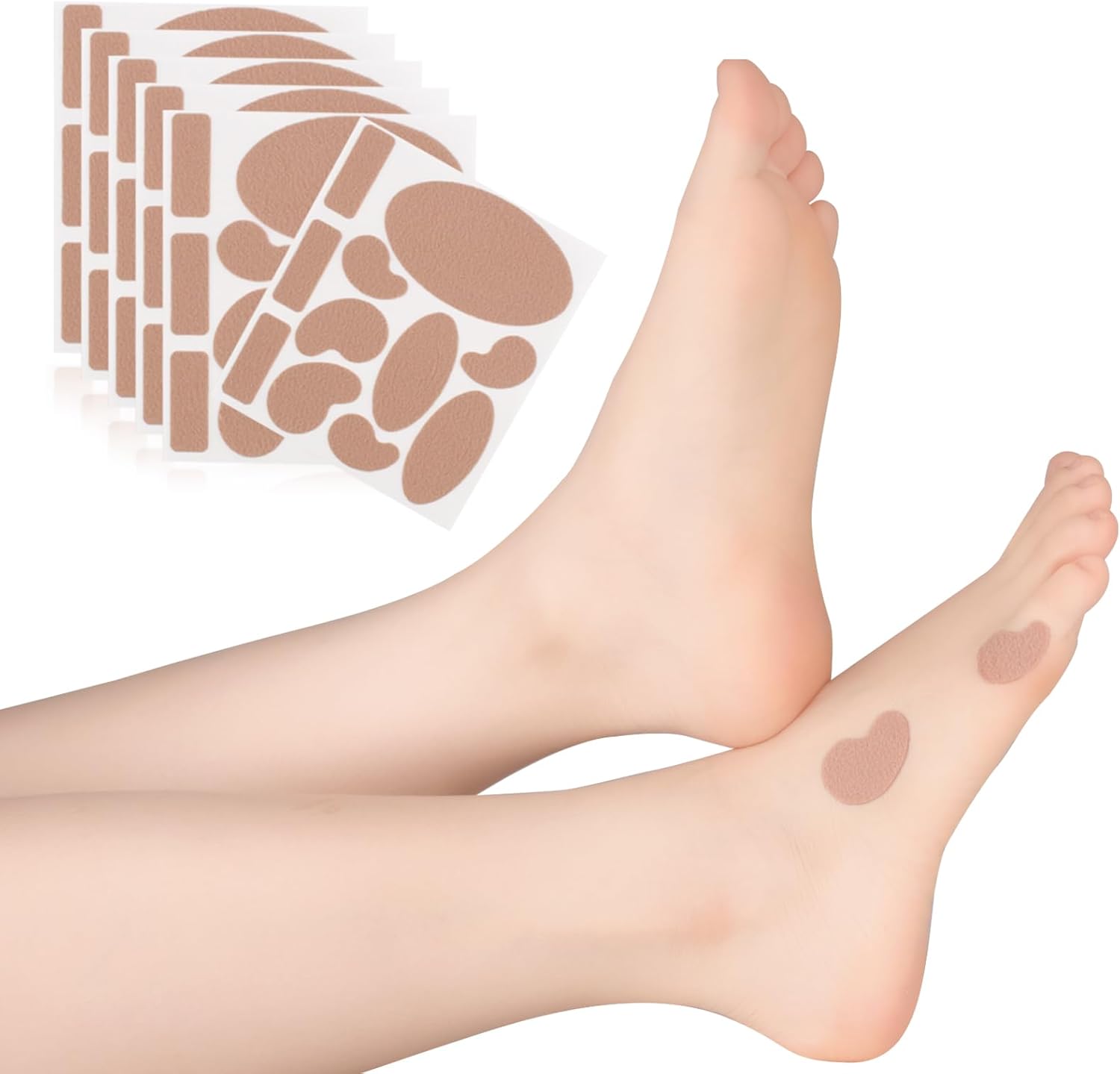 Moleskin for Feet Blisters, Flannel Adhesive Moleskin Pads