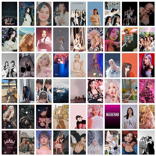 Image of Craft Qila Cardstock Kpop Vol 1 Pack of 54 Aesthetic Wall Collage Kit, Girl Room Decor, Dorm Decor, Photo Collage Kit, Wall Collage