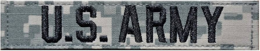 Amazon.com: U.S. Army ACU Name Tape (SEW ON) : Clothing