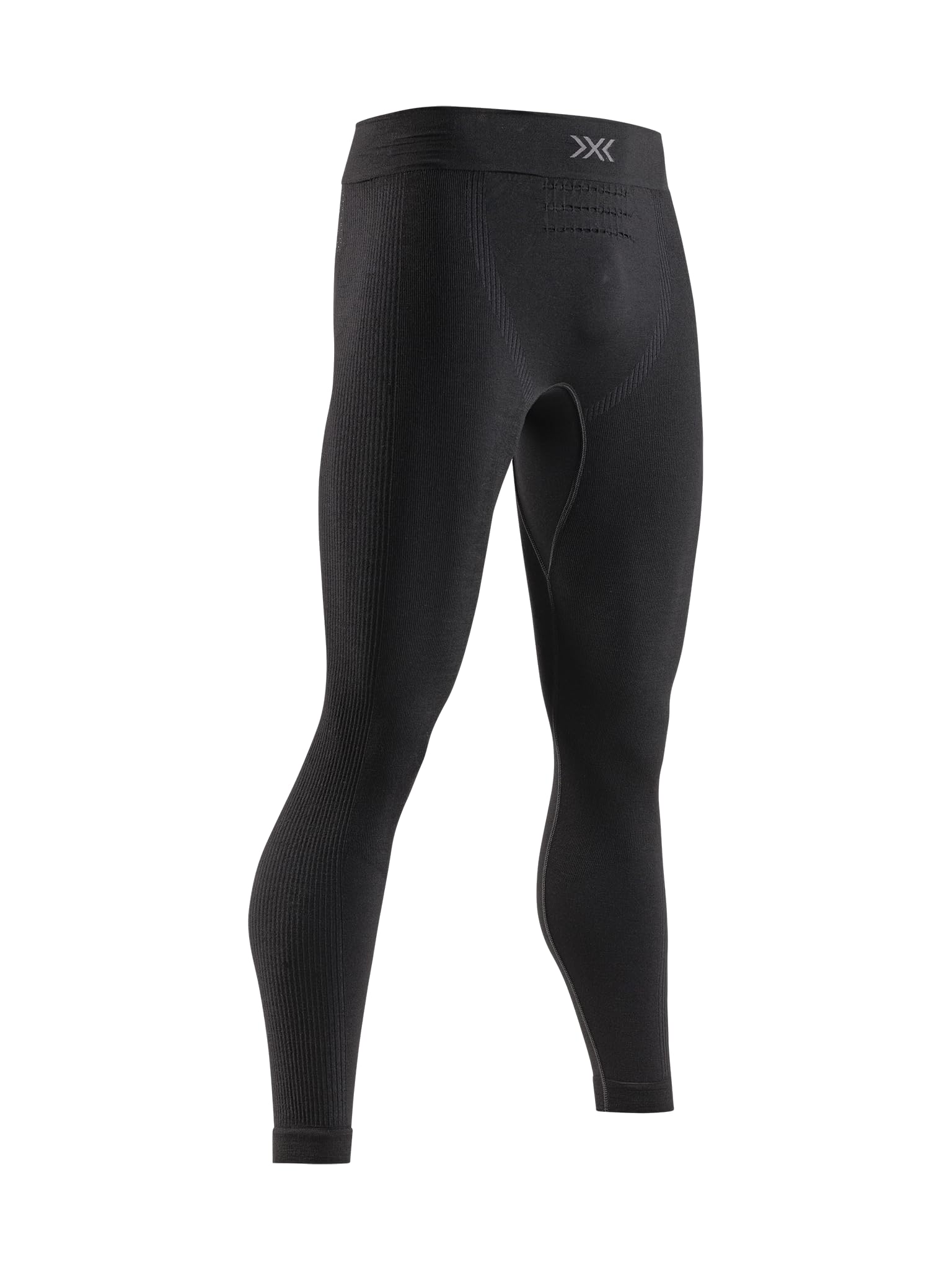 X-Bionic Pantalones Hombre MIGHTYWOOL, Lana Merino para Deportes de Invierno, Termorregulación y Gestión del Sudor para Esquí y Snowboard, Negro S