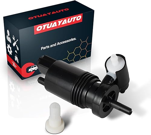 OTUAYAUTO - Bomba de limpiaparabrisas con ojales, repuesto para Jeep Grand Cherokee Wrangler CommanderDodge Grand Caravan Durango JourneyChrysler