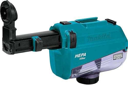 Makita Accesorio extractor de polvo DX05 con mecanismo de limpieza de filtro Hepa