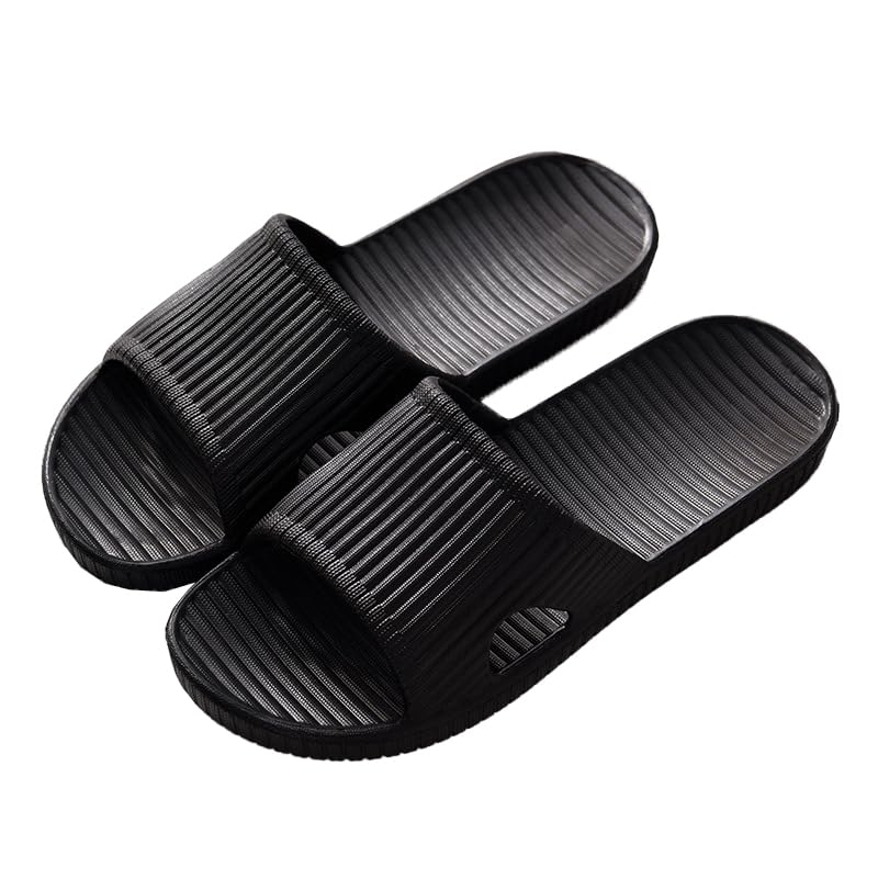 Durable Shower Slippers for Men and Women, Fast-Drying Non-Slip Shoes for Bathroom, Pool and Beach, Lightweight Comfortable Sandals Indoor&Outdoor