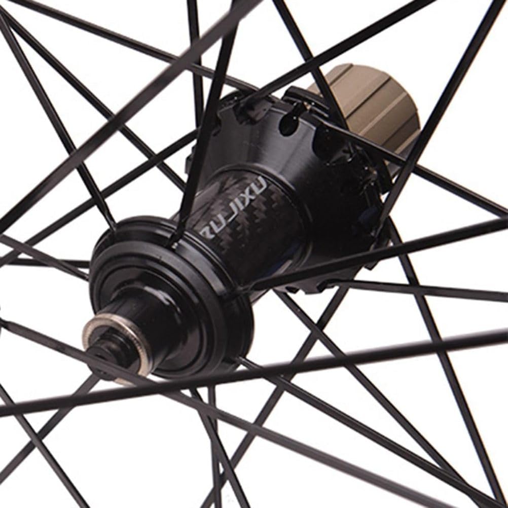 Set di ruote per bici da strada 700c, in lega di alluminio leggera, cerchi a doppia parete, fori 1621, cuscinetti di precisione, mozzi a sgancio rapido per cassette a 8-11 velocità, anteriore e