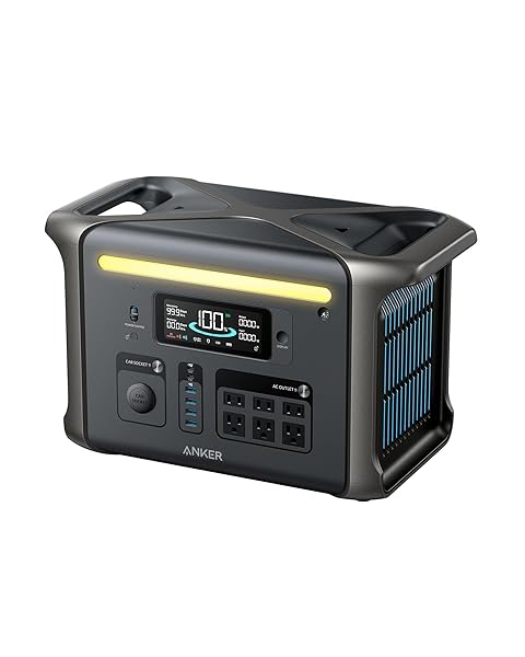 Anker SOLIX F1500 Portable Power Station, 1800W Solar Generator, PowerHouse Design, 1536Wh Battery Generators for Home Use, LiFePO4 Power Station for Outdoor Camping and RVs (Solar Panel Optional)