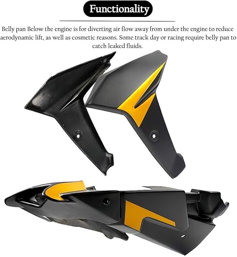 Miniatura 2 de LJBusRoll Molde de vientre para MT09 FZ09 motocicleta Bellypan motor Spoil carenado Guardias cubierta para Yamaha MT 09 FZ 09 FJ09 2014-2016 2015