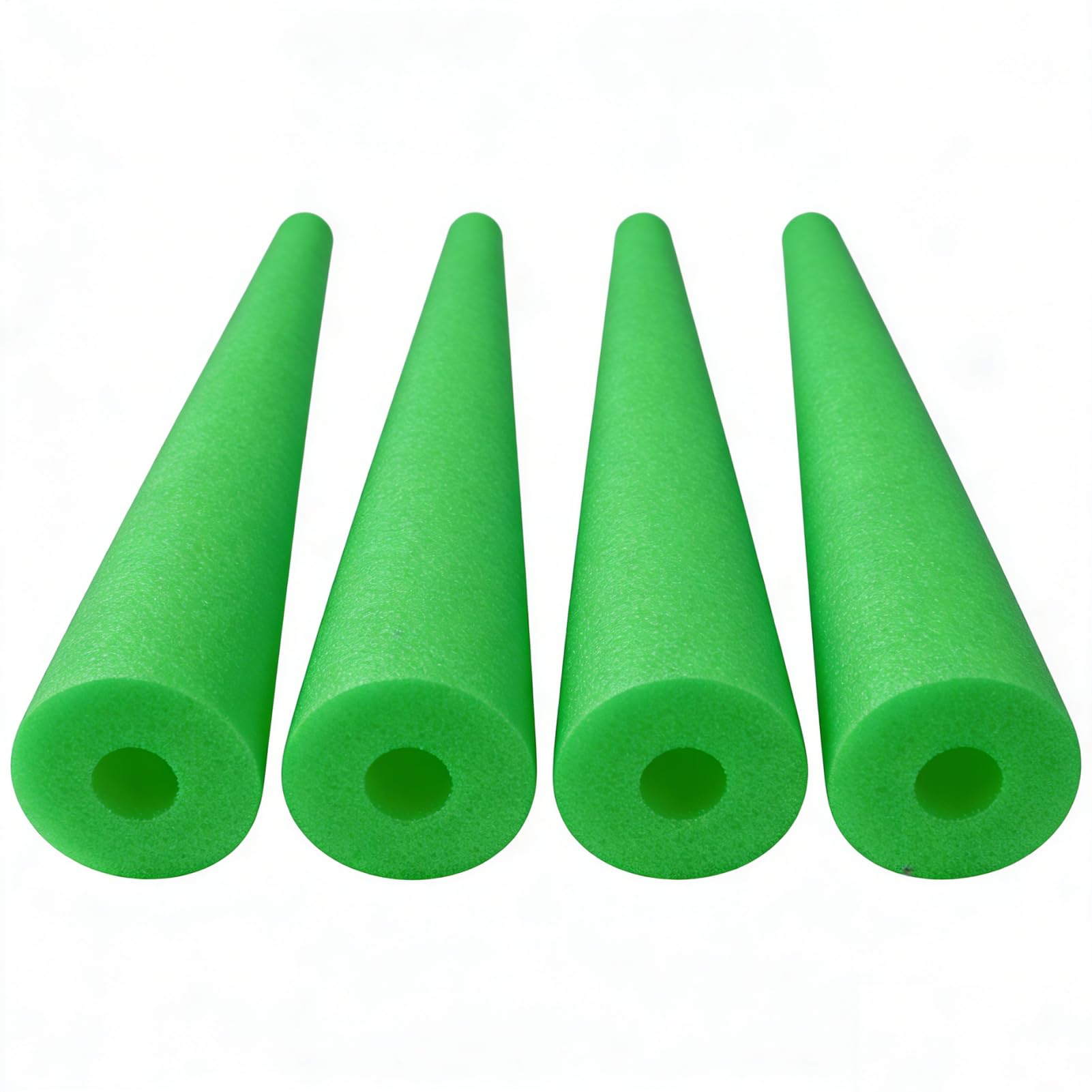 Pool Noodles, 4X120CM Hollow Foam Swimming Noodles, Soft Floating Swimming Pool Noodle Foam Sticks for Kids Adults, Flexible Float Aid Woggle Training Swim Noodle Foams Tube Exercise Water Toy