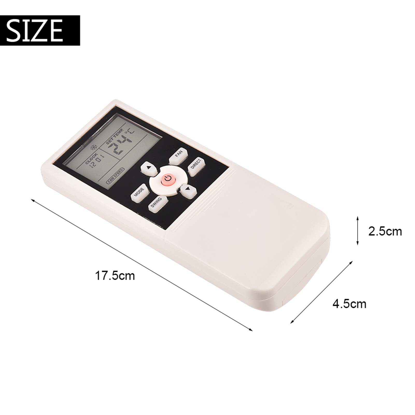 Telecomando per il Condizionatore D'aria Idema R07B Bge R07B Controlla il Telecomando per R07 Bge R07B Bge Telecomandi per R07 Bge R07B Condizionatore