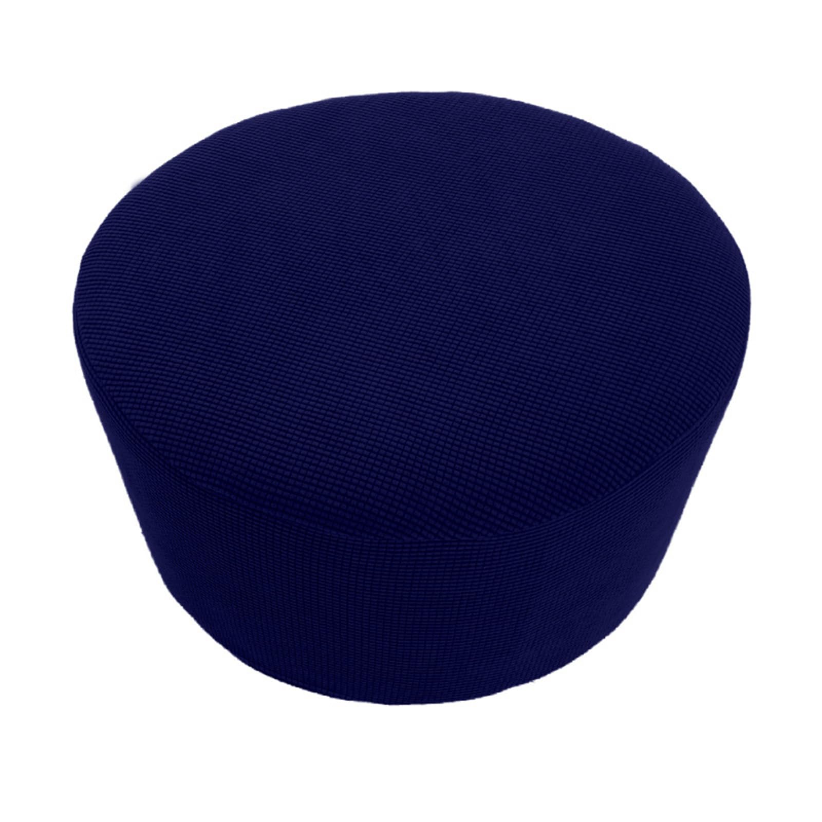 Buxuaaaa Ottoman Slipcover Easy Installation & Care Ottoman Covers Machine Washable Slipcover for Round Footstool