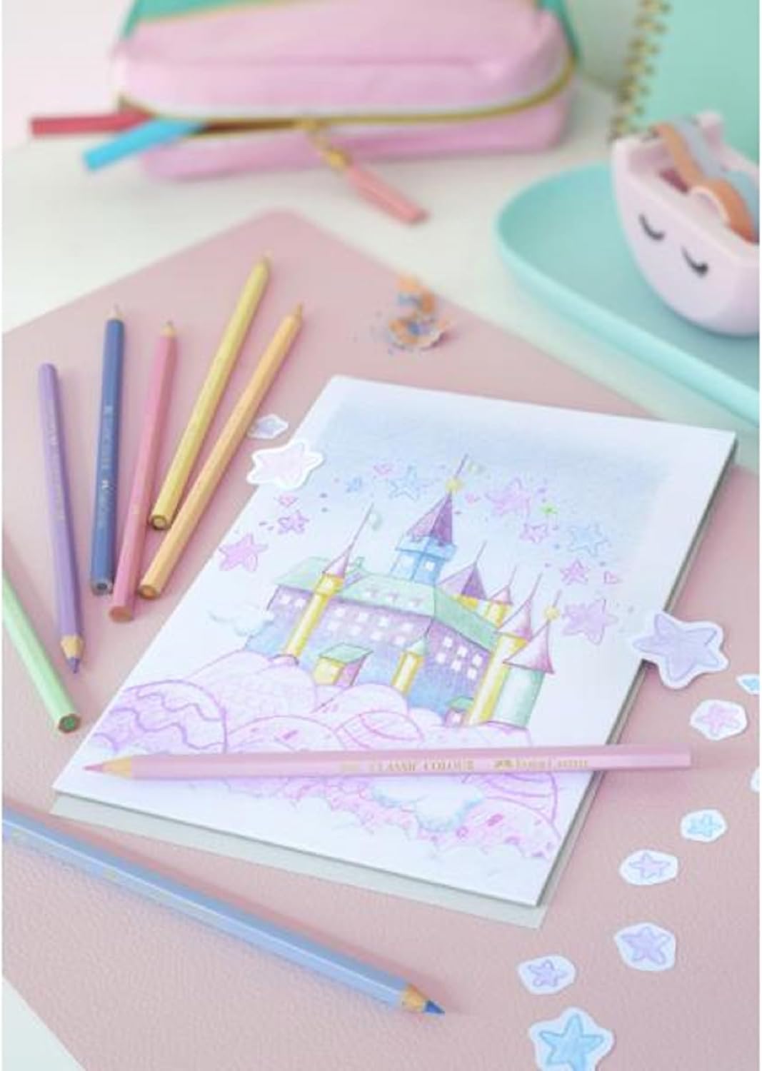 Amazon.co.jp: ファーバーカステル(Faber-Castell) 色鉛筆 パステル 10