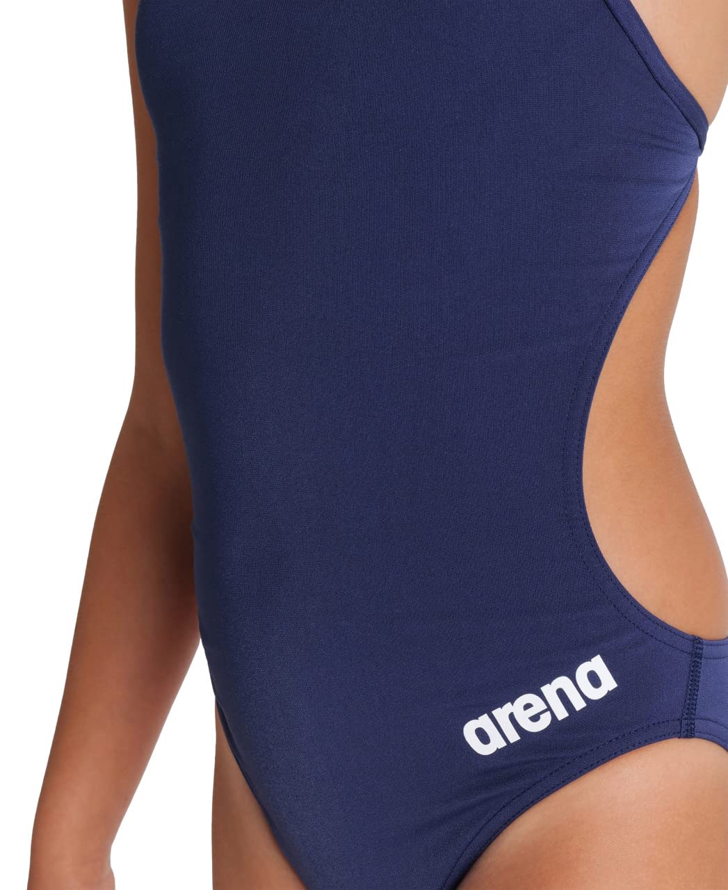 Arena Girl's Team Swimsuit Challenge Solid One Piece Traje de Baño Niñas
