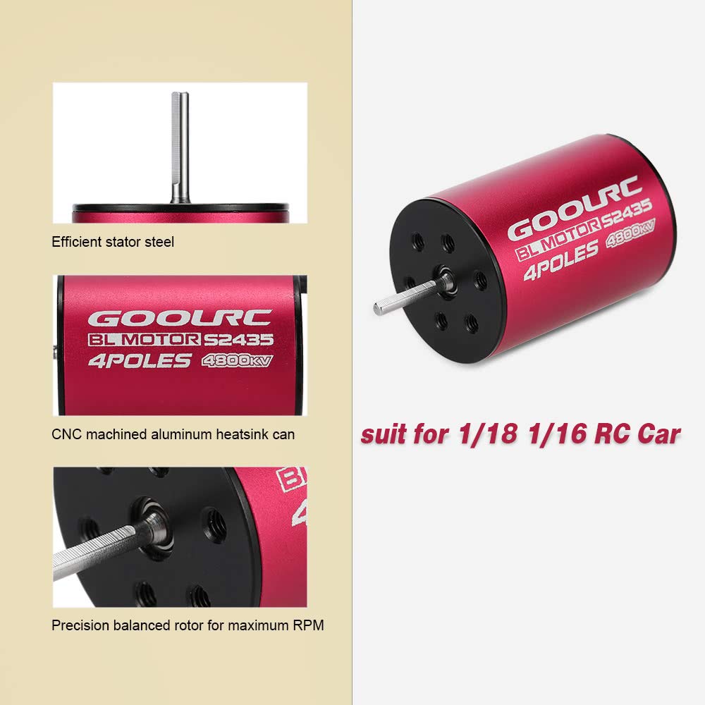 Yokomo ブラシレスESC ブラシレスモーター　ジャイロ　週末特価！ Amazon.co.jp: GoolRC オリジナル 4800/7200KV ブラシレス モーター +