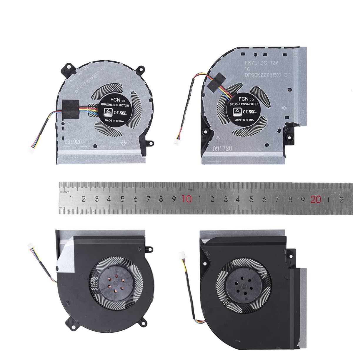 Laptop Fan Replacement Compatible with Asus Rog Strix GL504 GL504G GL504GS GL504GM GL504GV S5CM，L+R,ORG
