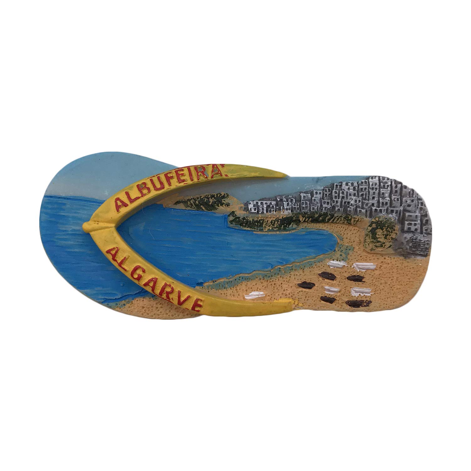 Wedare Magnete Frigorifero 3D Portogallo Algarve Albufeira – Souvenir Turistico In Resina, 5x7 Cm, Regalo Da Viaggio - 3