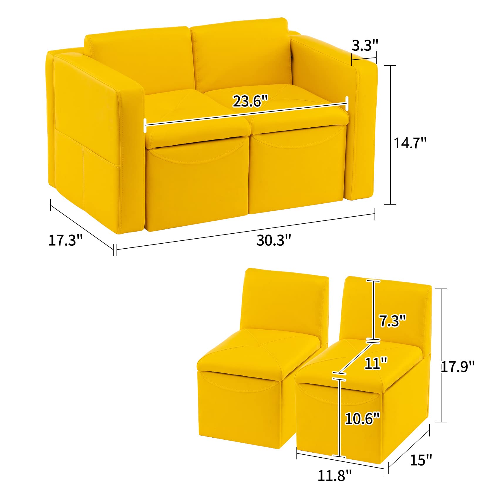 EVA ソファ〈2seater〉 BE-K15[T/N2] unico Amazon.com: UNICOO –Kids Sofa, 2-in-1 Double Set Sofa Convert to