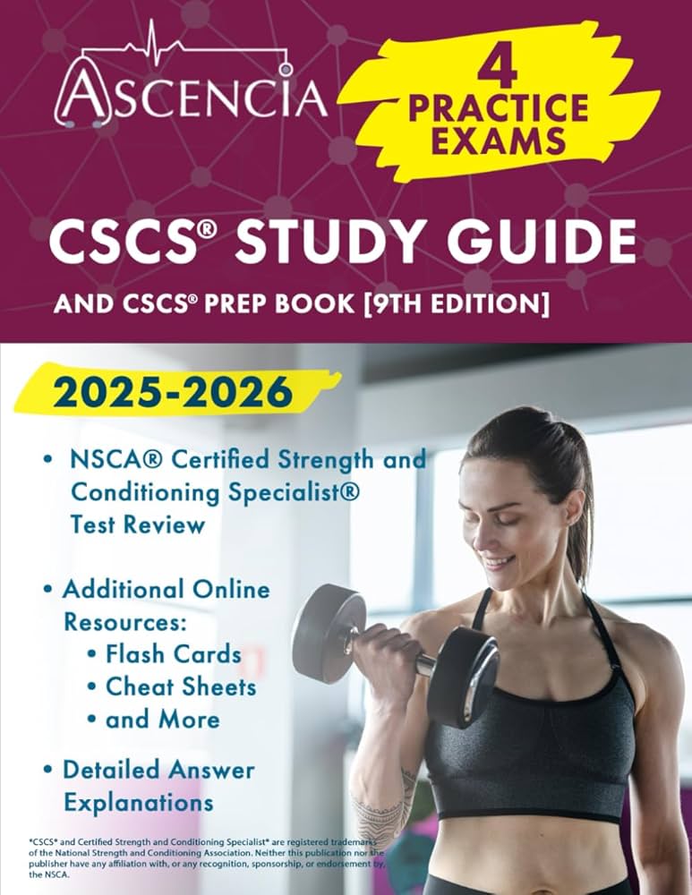 CSCS Study Guide 2025-2026: 4 Practice Exams and CSCS Prep Book