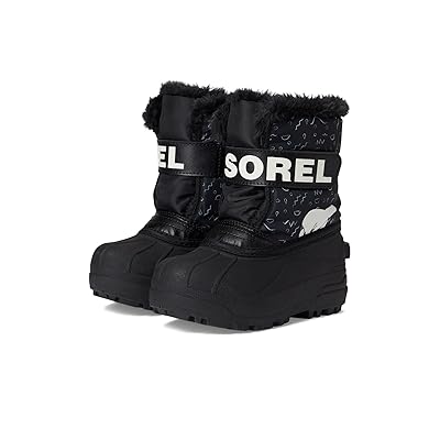 SOREL Kids Childrens Snow Commander (Toddler) Kids Shoes Black/Bright Red