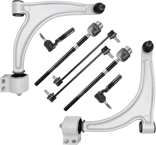 Kit de suspensión delantera brazo de control inferior compatible con Pontiac G6 2005-2010, Saturn Aurora 2007-2009, Chevrolet Malibu 2004-2012