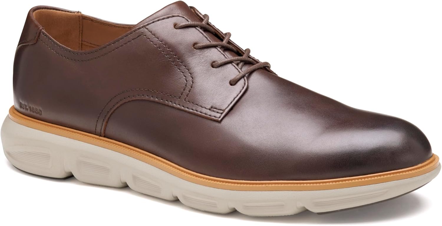 Johnston & Murphy Men's Larkin Plain Toe Lace-Up Oxford