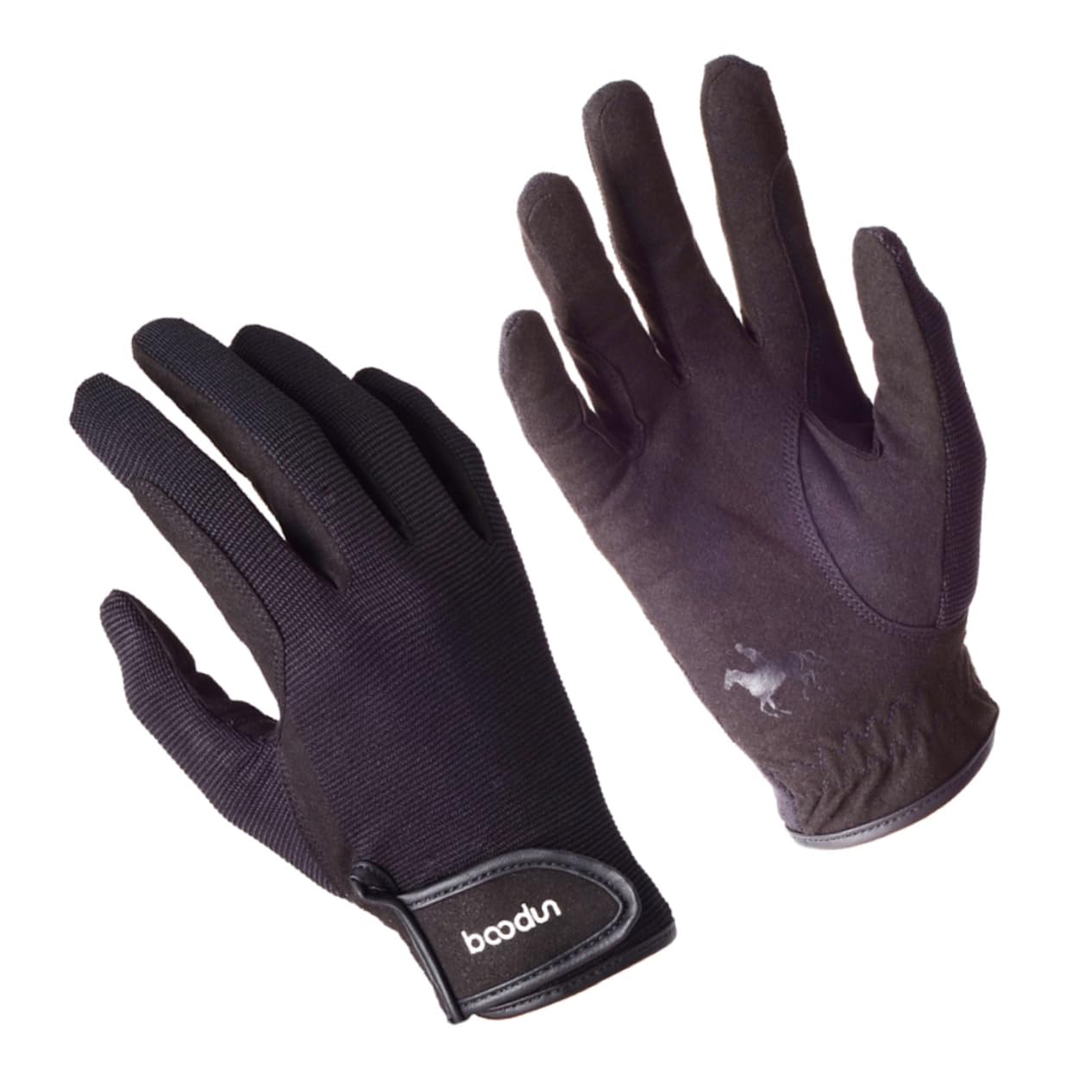 POPETPOP Guanti Per L'equitazione Cavalcare Guanti Invernali Sport All'aperto Guanti Da Equitazione Adulto Cavallo Guanti Neri Addensare i Guanti Caldi Formazione Black