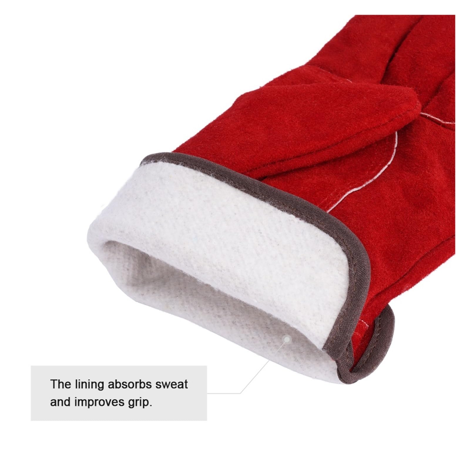 27cm Welding Glove Multifunctional Welding Work Gloves Protective Gloves for Welders Against Scalding