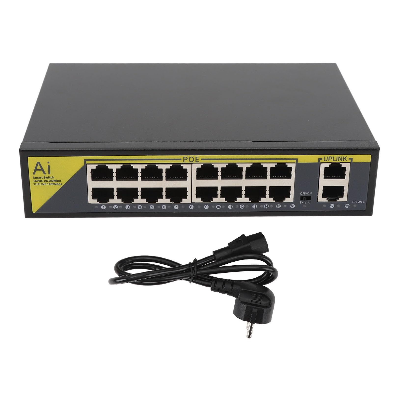 Poe Switch, Ethernet Switch Wielofunkcyjny dla Systemu połączeń Konferencyjnych (wtyczka UE)