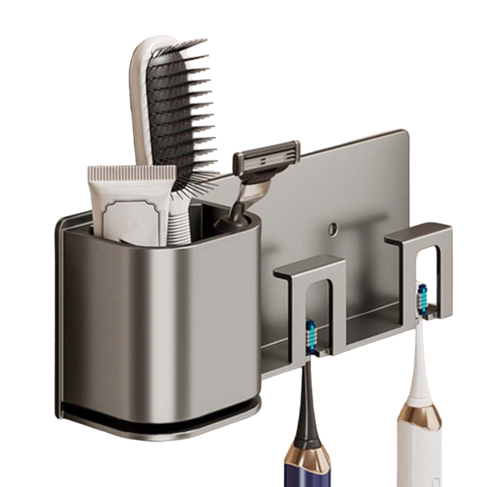 Support de brosse à dents pour la douche et rangement mural de dortoir fonctionnel